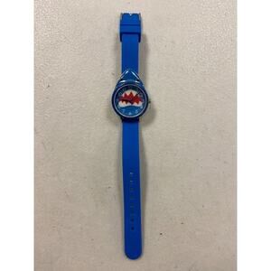 Accutime Watch Kids Unisex Blue Silicone Shark Stainless Steel Japan Movement